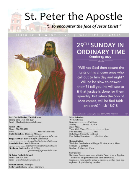 October 19, 2025 Bulletin