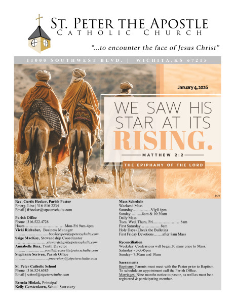 January 4, 2026 Bulletin