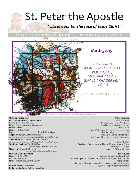 March 9, 2025 Bulletin