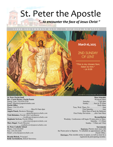 March 16, 2025 Bulletin