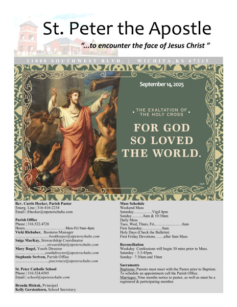 September 14, 2025 Bulletin
