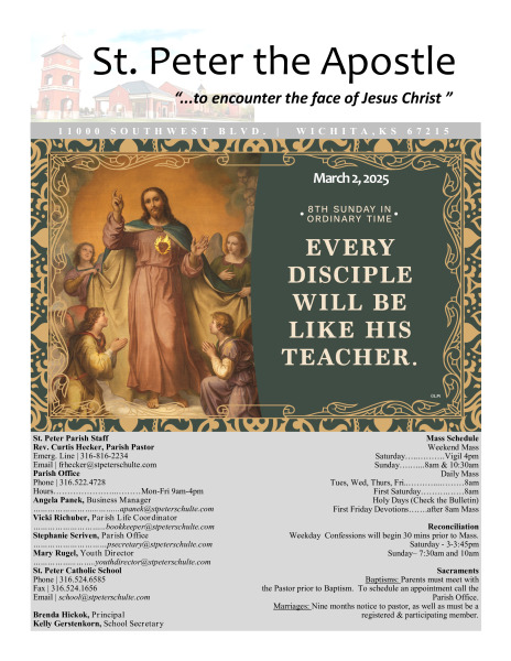 March 2, 2025 Bulletin