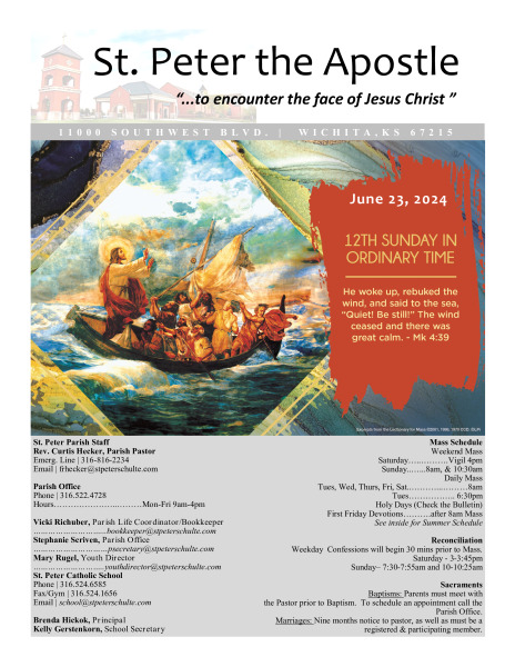 June 23, 2024 Bulletin